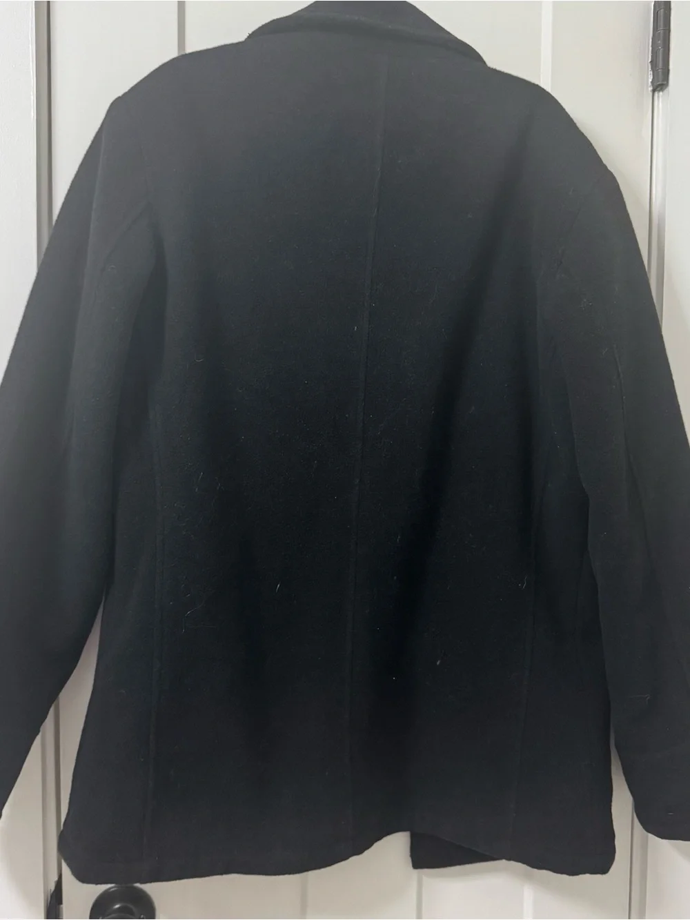 Kenneth Cole Reaction Men’s Black Long Sleeve Wool Quilted Jacket Size Small